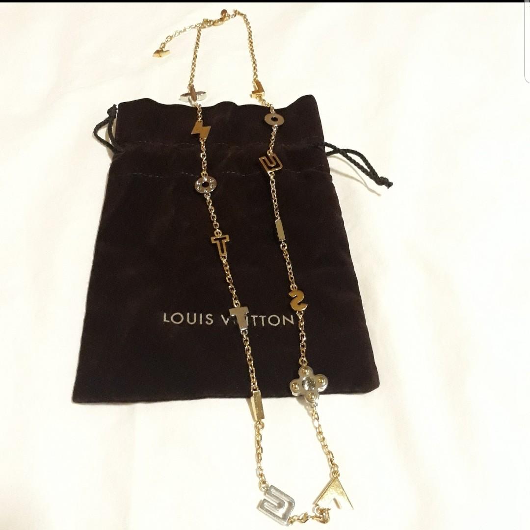 Louis Vuitton, Jewelry, Louis Vuitton Crystal Love Letters Timeless  Necklace