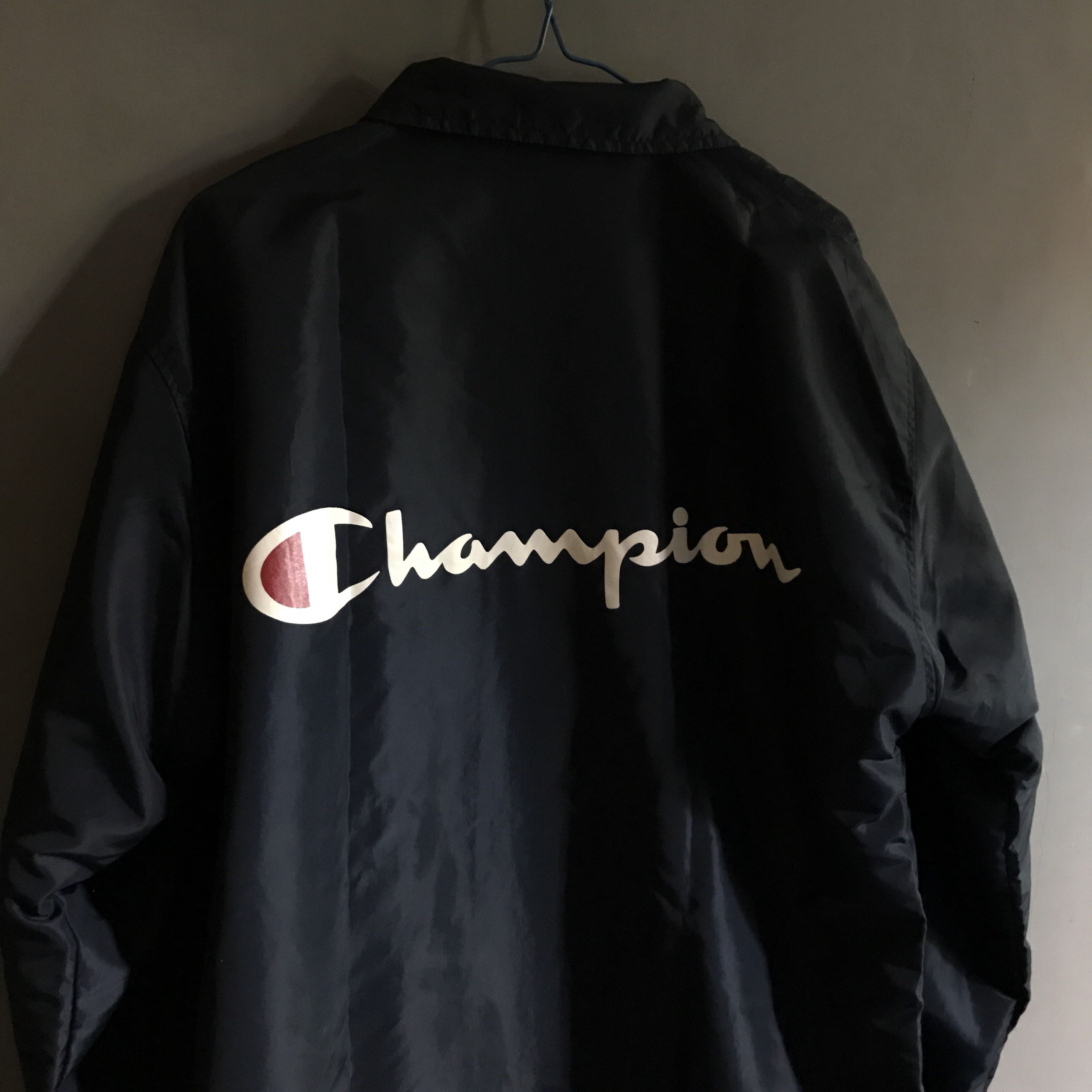 Champion big logo jacket clearance