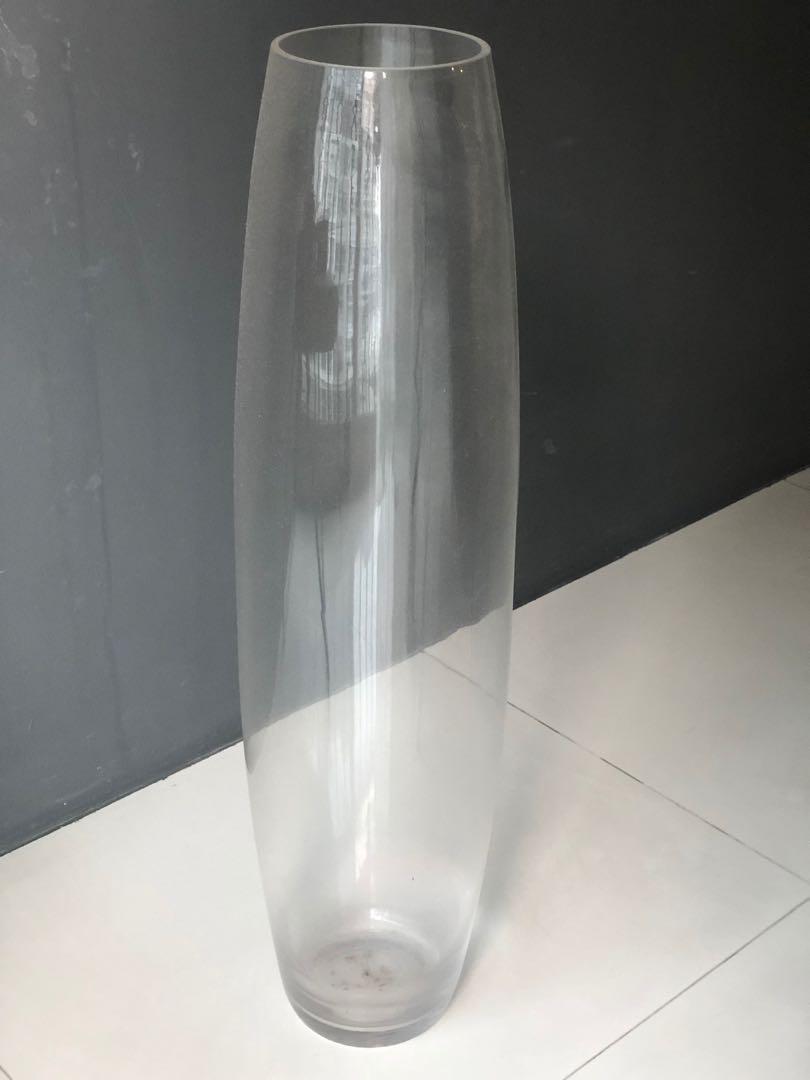 chinese new year decor minimalist tall glass floor vase e progressive
