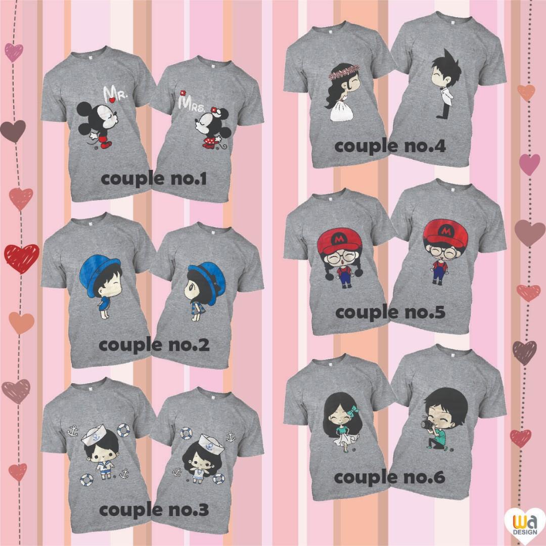 Cute Couple T Shirt For Valentine S Day Women S Fashion Clothes