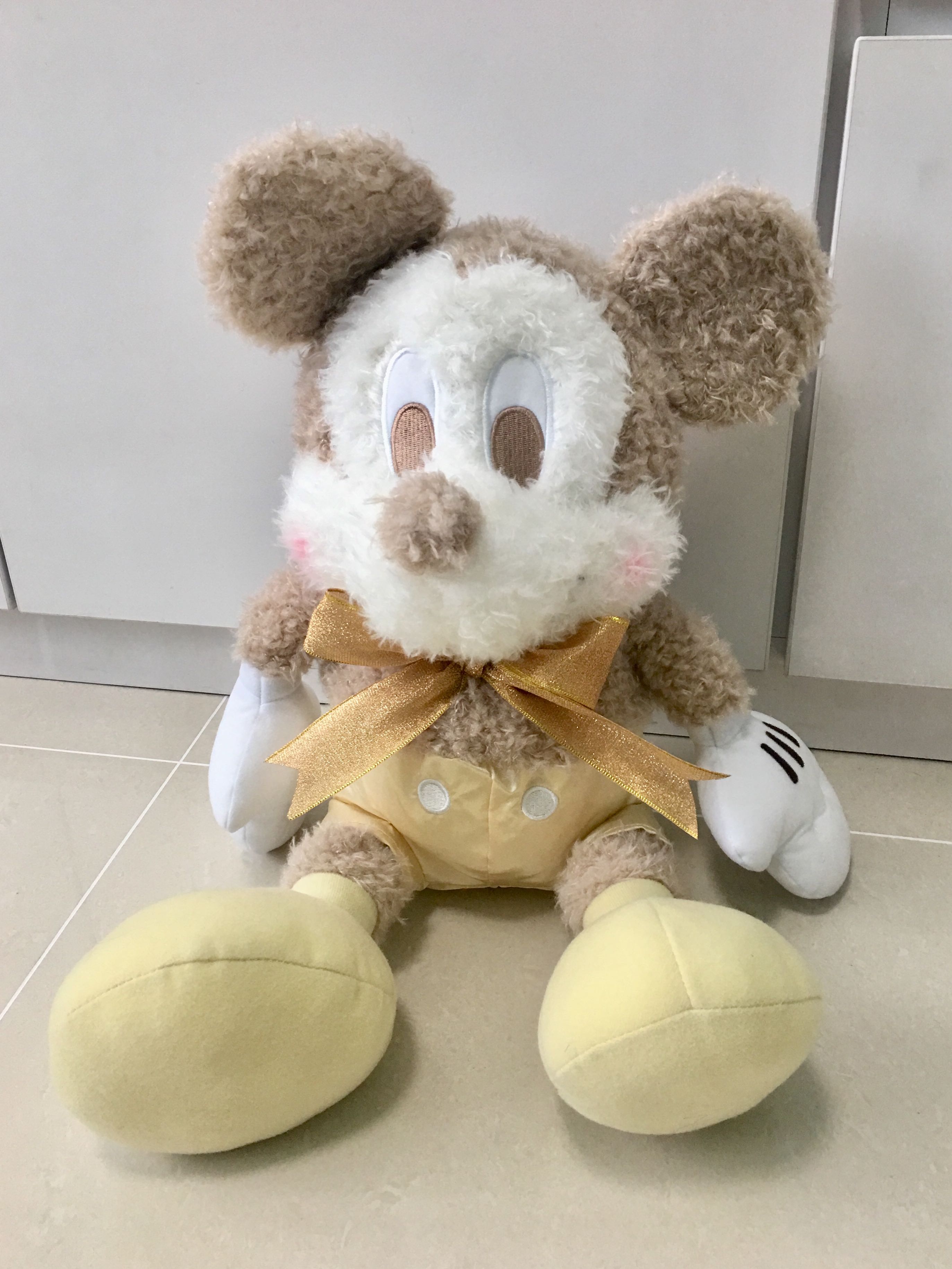 gold mickey mouse plush