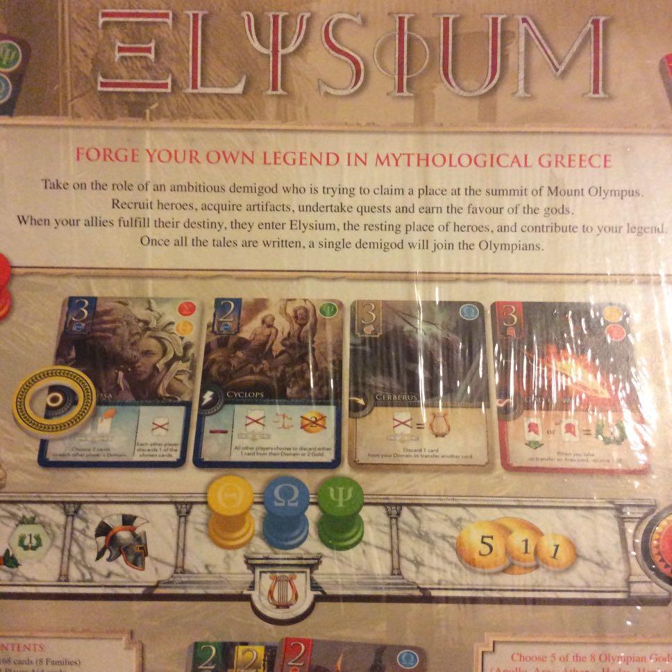 Elysium board game, Hobbies & Toys, Toys & Games on Carousell