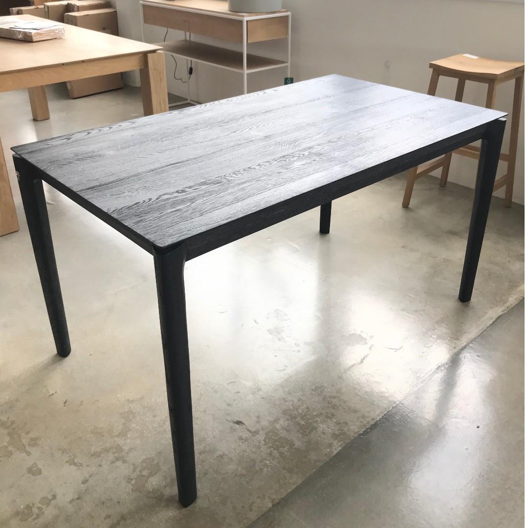 Ethnicraft Oak Bok Dining Table Black 140cm Furniture Tables