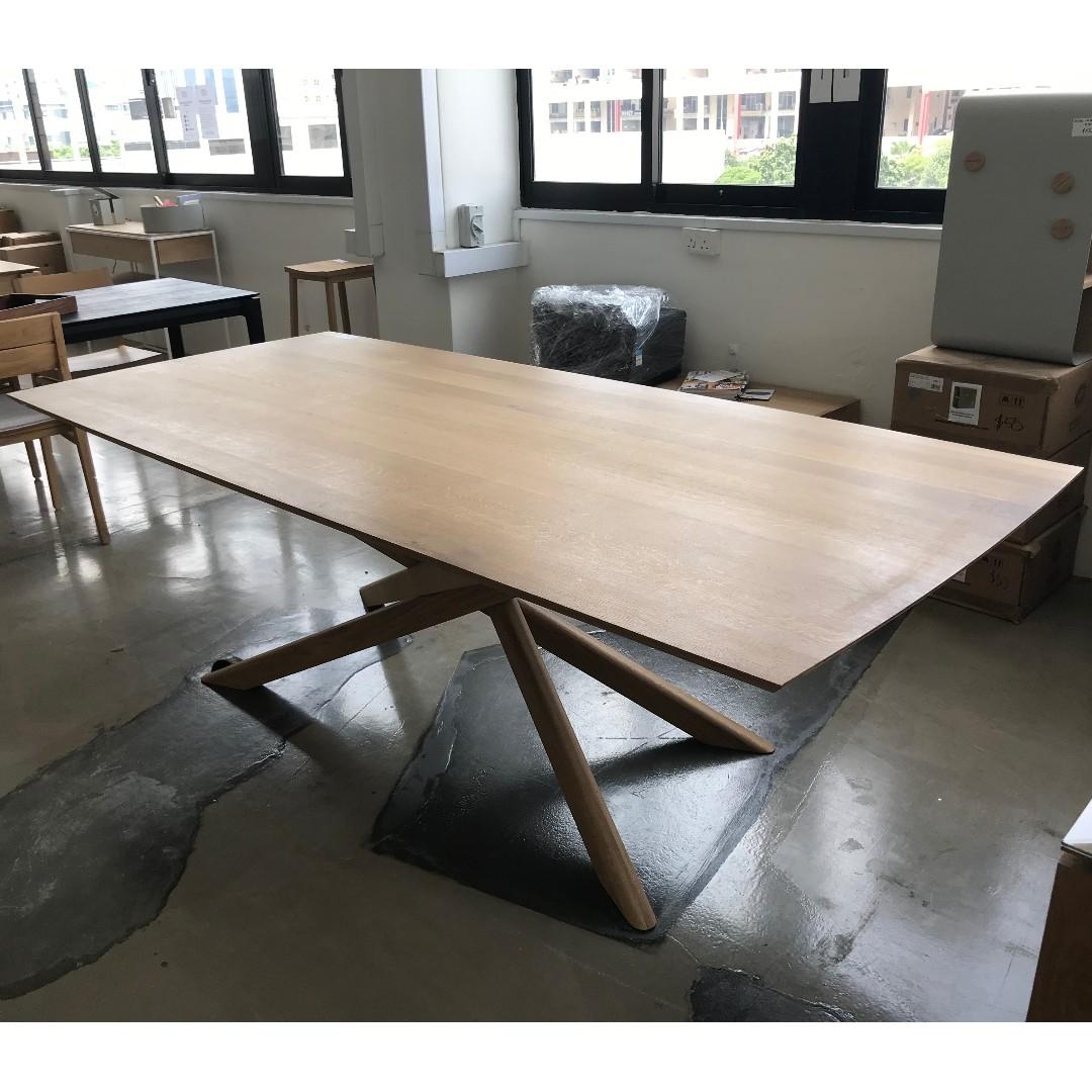 Ethnicraft Oak Mikado Dining Table 240cm Furniture Tables