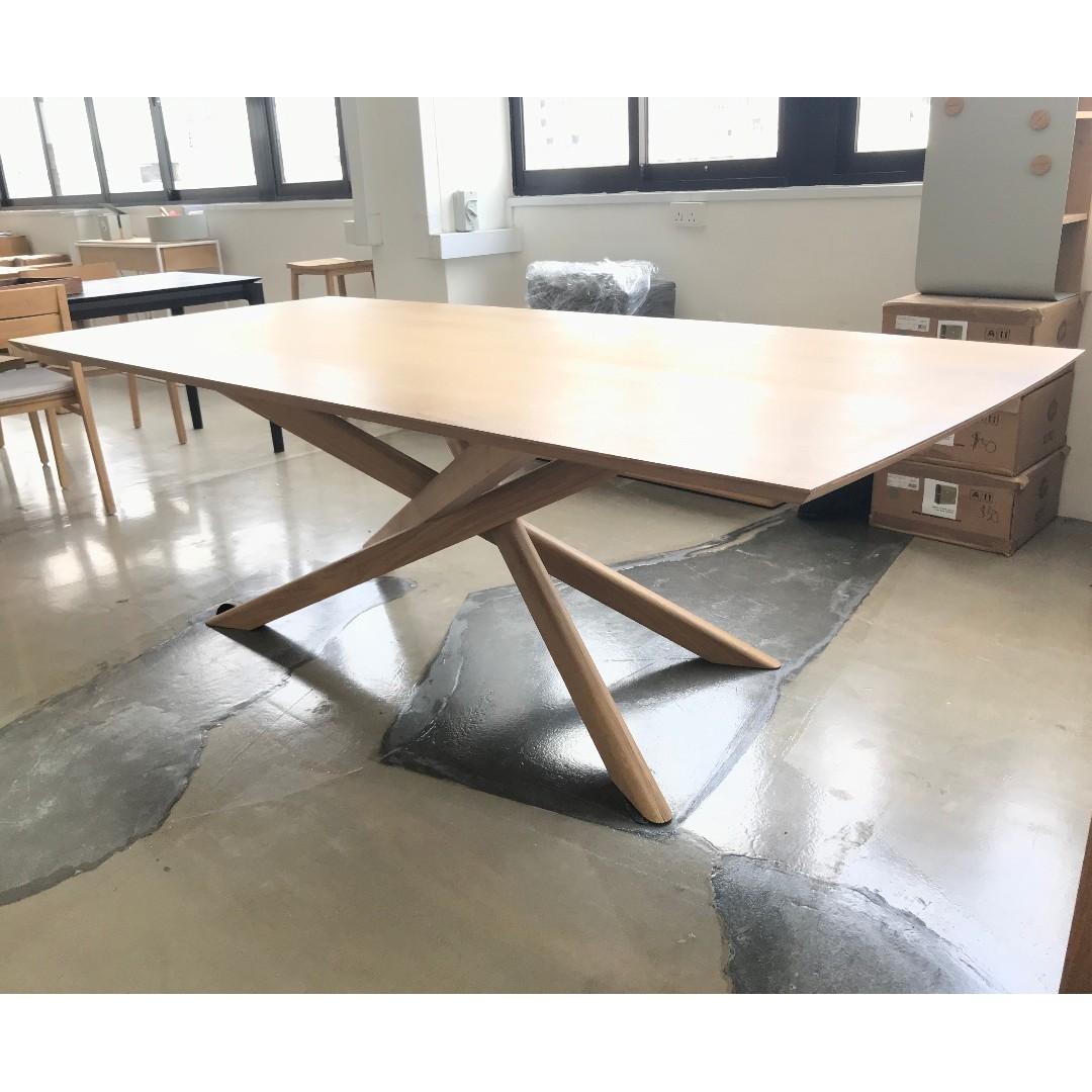 Ethnicraft Oak Mikado Dining Table 240cm Furniture Tables