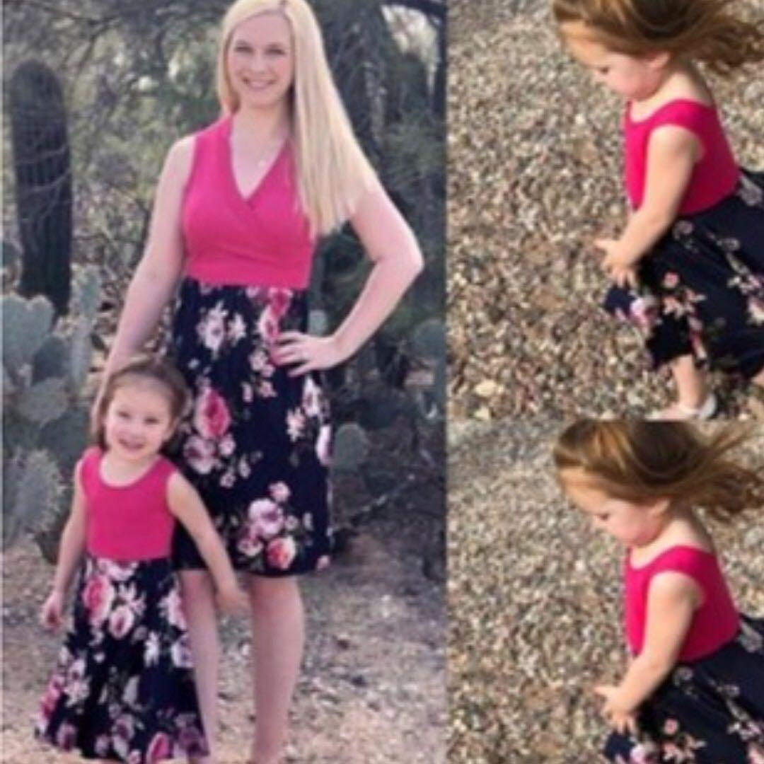 Matching summer dresses on sale for mother and daughter