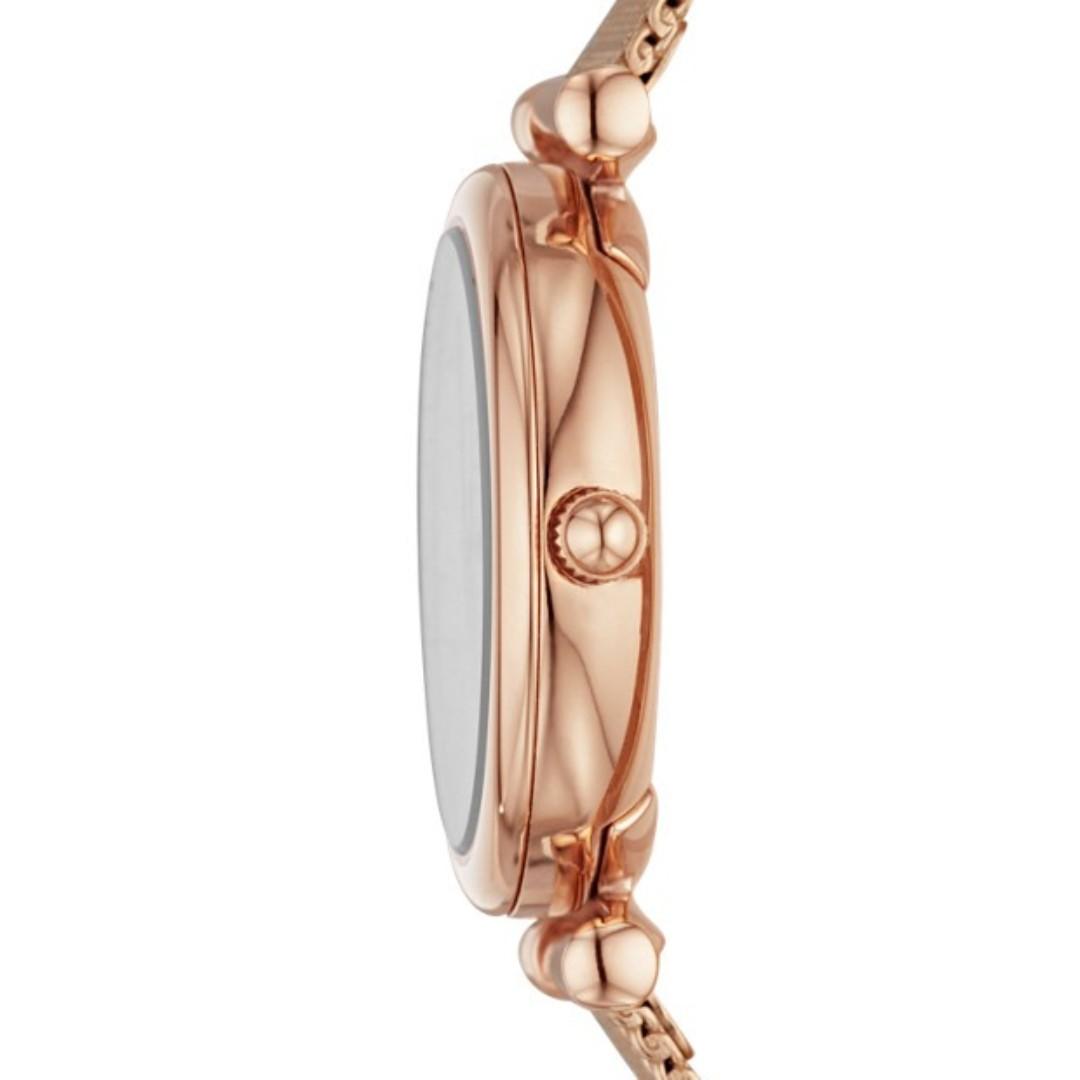 Fossil Carlie Mini Three Hand Rose Gold Tone Stainless Steel ES4505