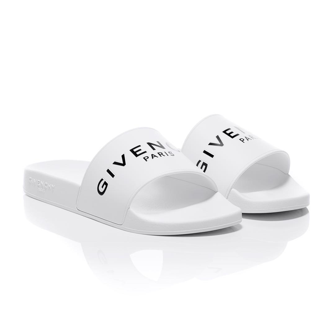 givenchy white slippers