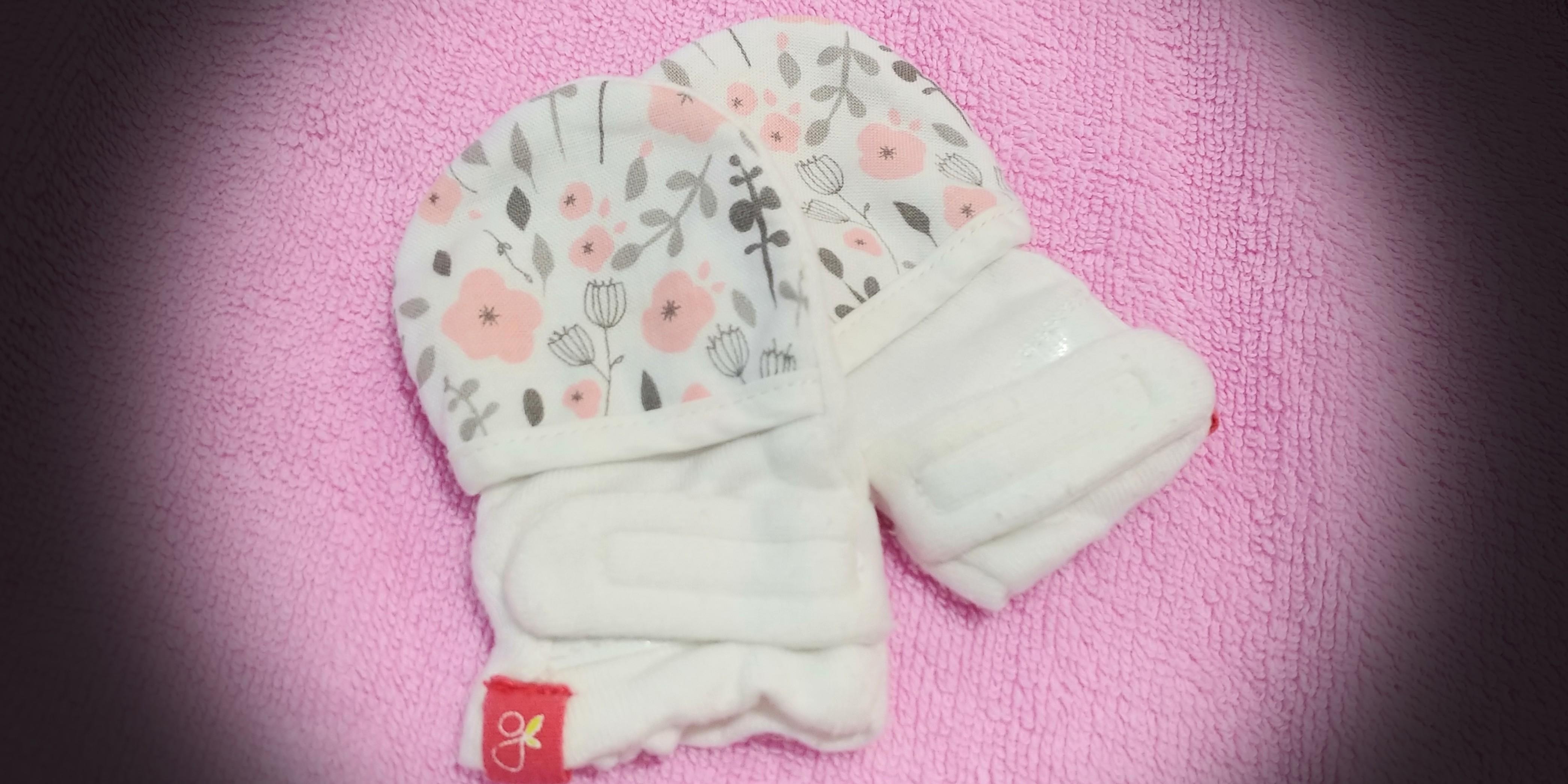 velcro baby mittens