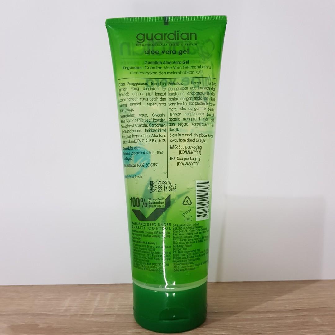 Guardian Aloe Vera Gel Kesehatan Kecantikan Kulit Sabun Tubuh Di Carousell
