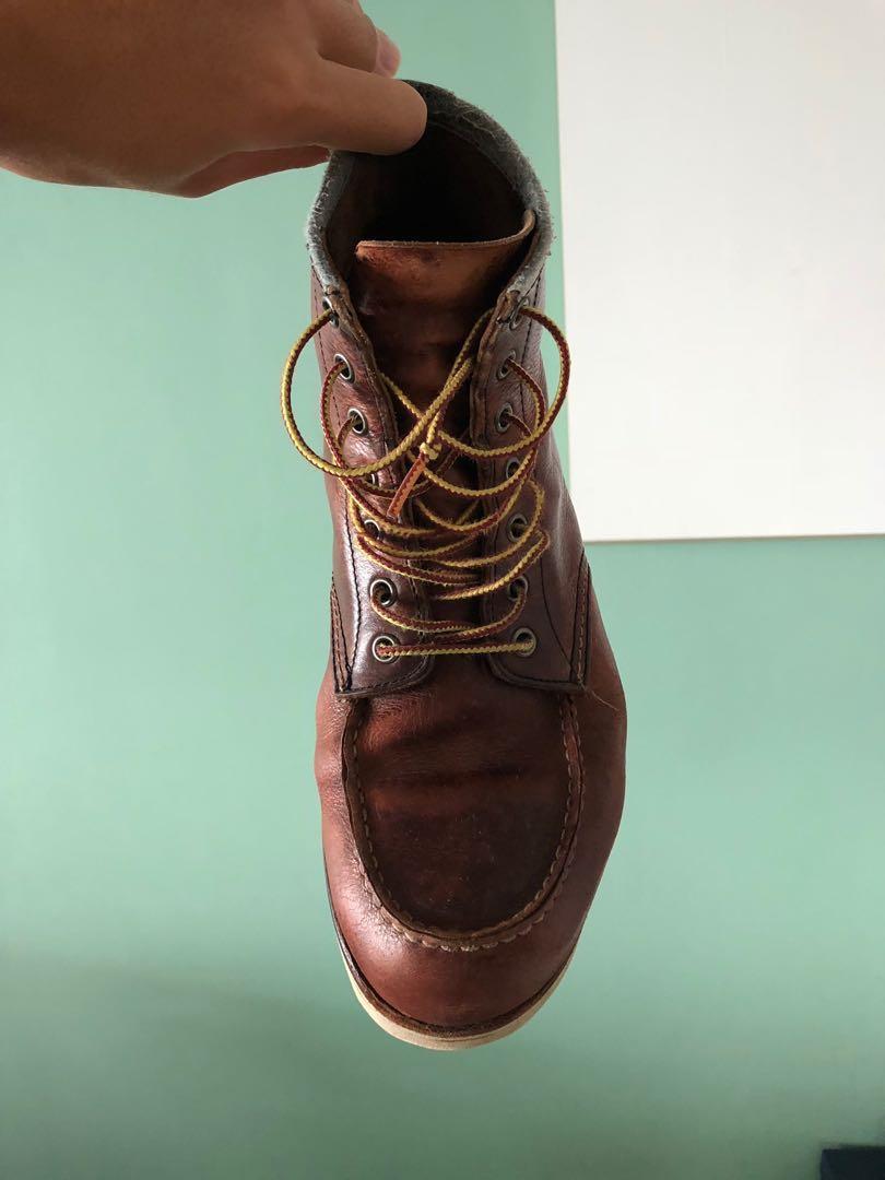 Hawkins Moc Toe Boots/ Red Wing Lookalike, Men's Fashion, Footwear ...
