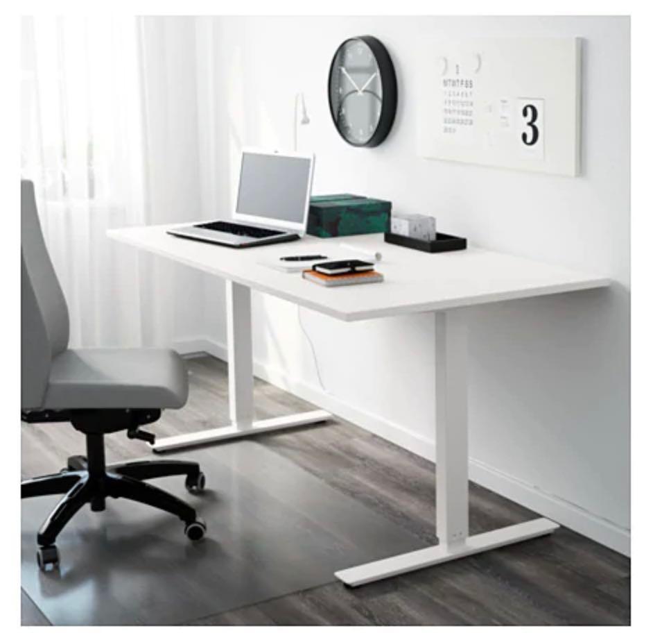 IKEA Height Adjustable Table SKARSTA 160x80cm Furniture Home Living ikea-height-adjustable-table-skarsta-160x80cm-furniture-home-living
