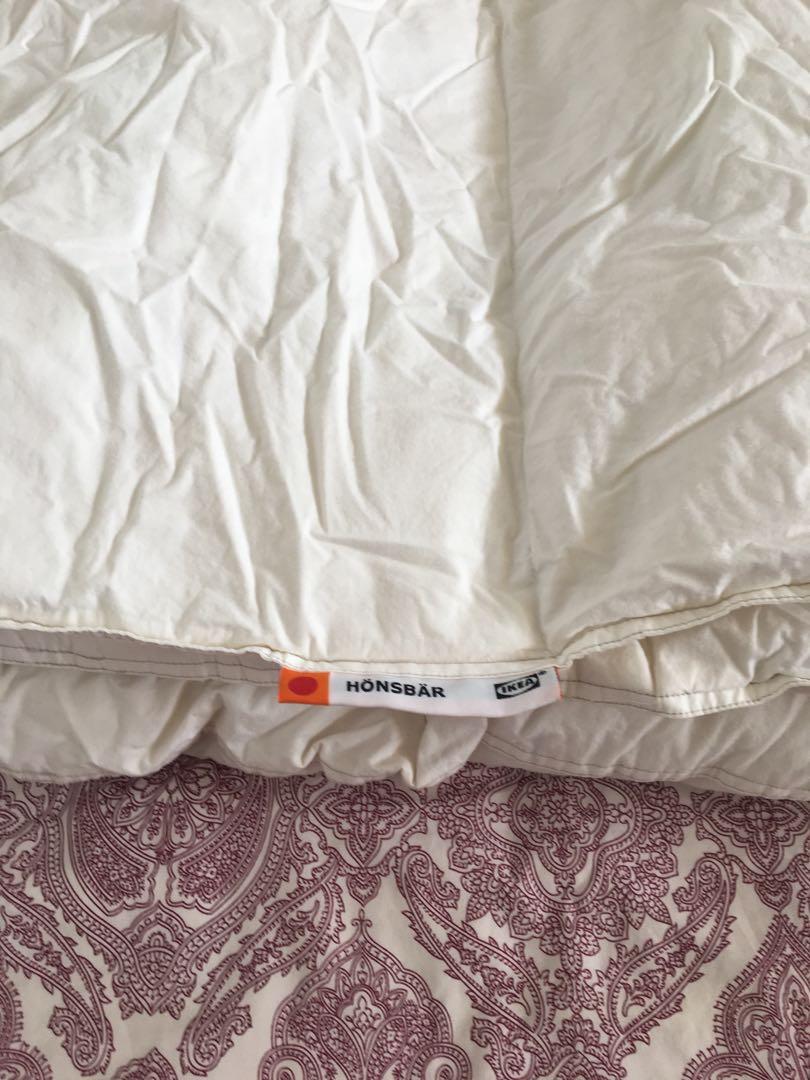 IKEA Jordrok Pillows and Honsbar Duvet/Quilt, Furniture & Home Living