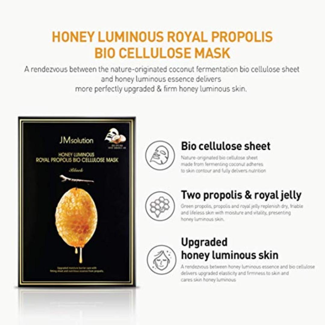 JM Solution Mask Series Honey Luminous Royal Propolis Mask (Per sheet
