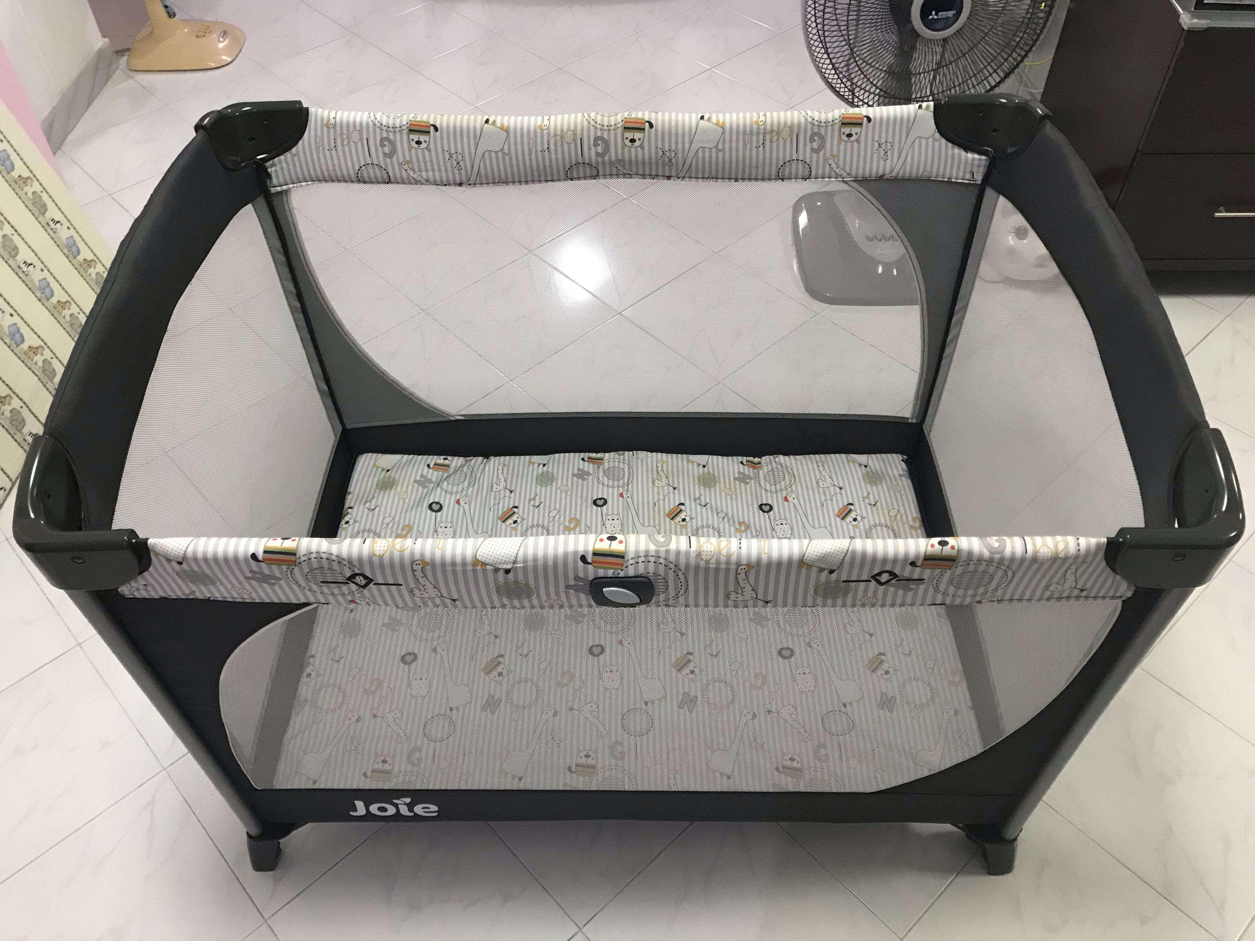 joie mothercare exclusive commuter travel cot with bassinet