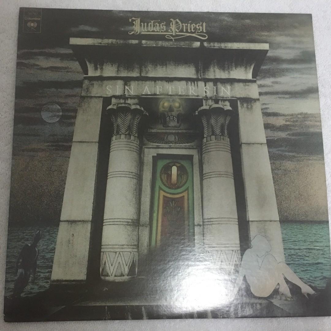 Judas Priest Sin After Sin Vinyl Lp Columbia Pc 1977 Usa Hobbies Toys Music Media Vinyls On Carousell