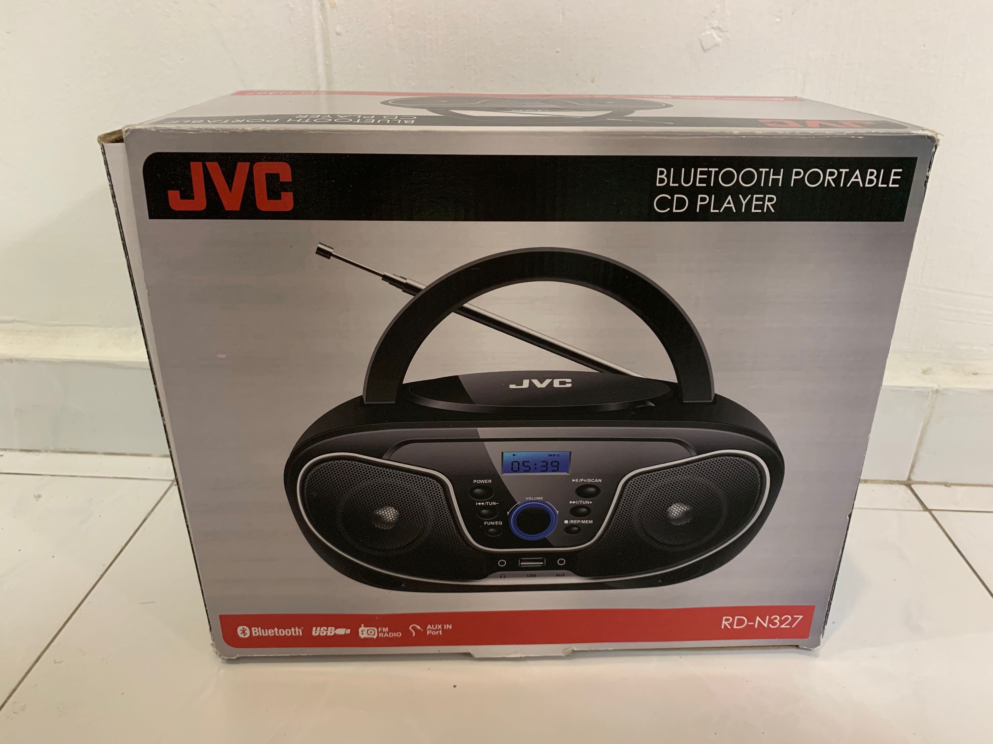 JVC Bluetooth Portable CD Player, Audio, Portable Music Players on