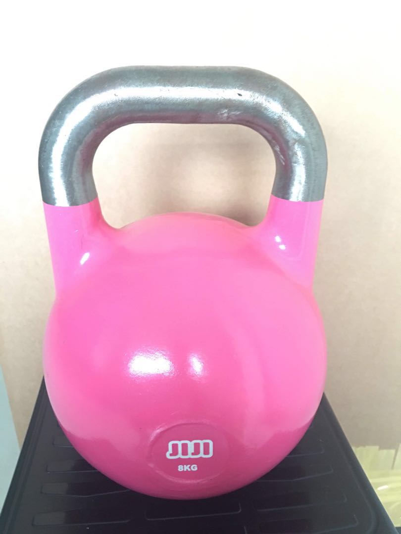 Kettlebell 8KG Pink, Sports Equipment, Exercise & Fitness, Cardio