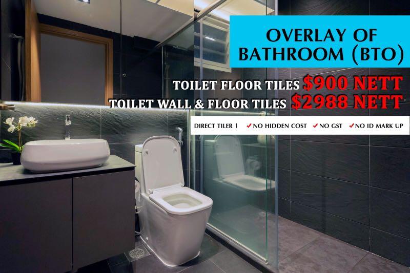 Kitchen Tile Backsplash Toilet Overlay Package Home Services