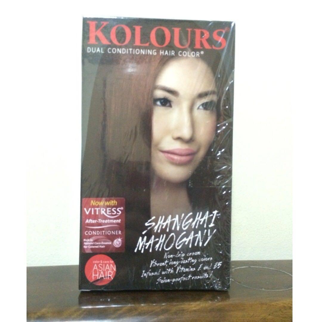 Kolours Dual Conditioning Hair Color In Shanghai Mahogany On Carousell