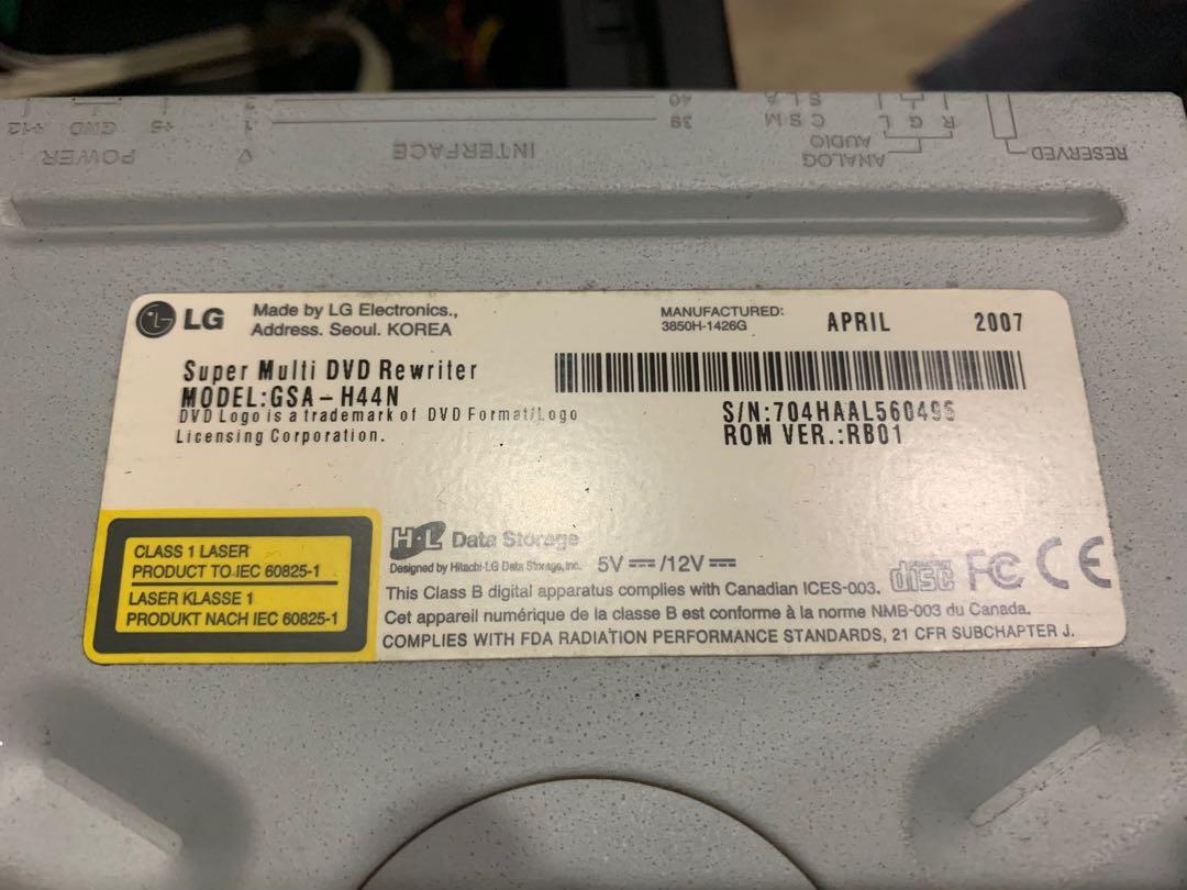 LG internal DVD writer (IDE), Computers & Tech, Parts & Accessories, Hard Disks & Thumbdrives on