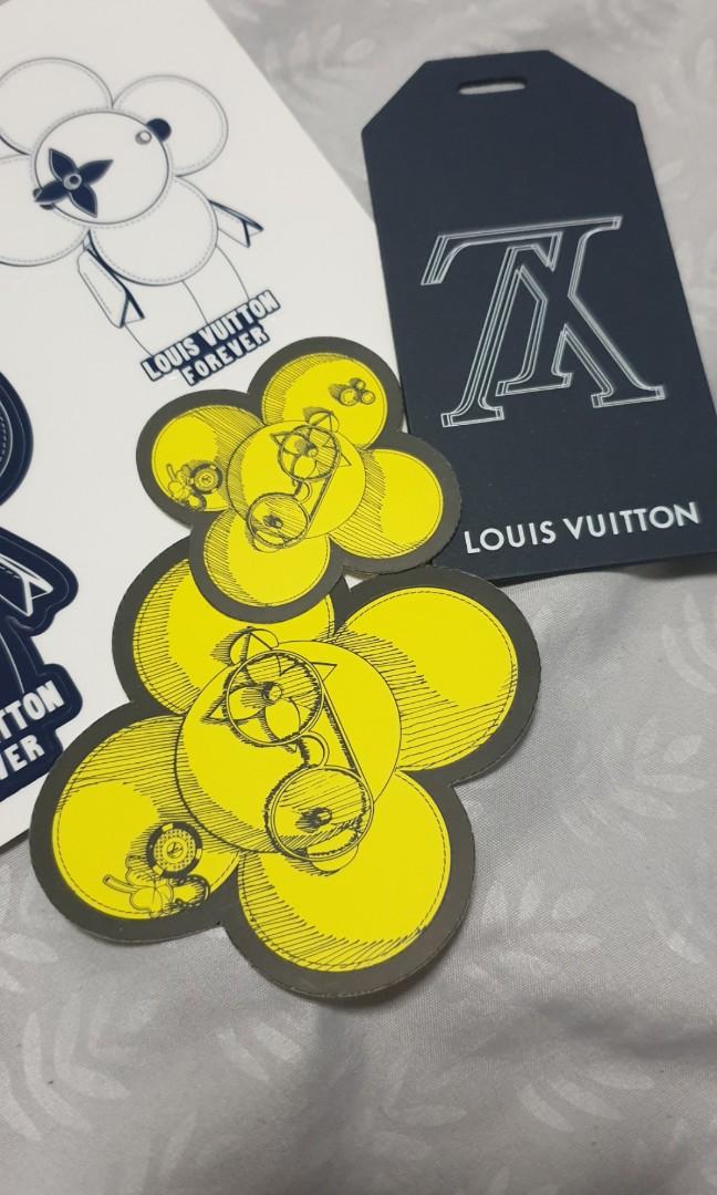 Louis vuitton limited edition Vivienne name tag and stickers