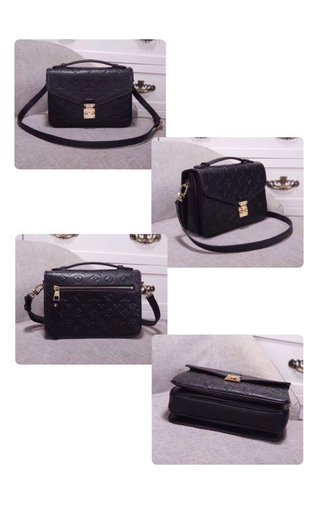 Lv black sling bag best sale