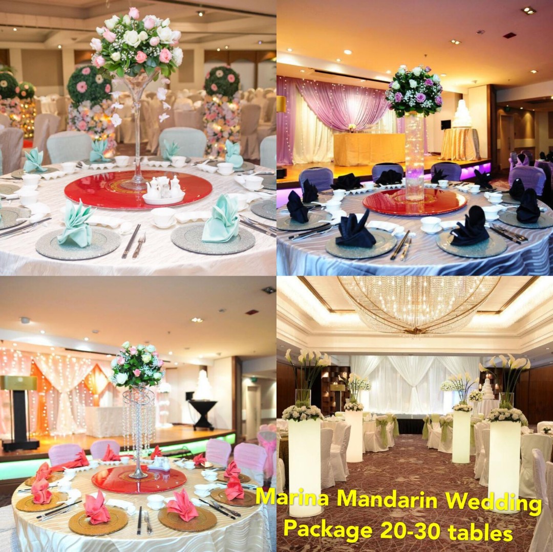 Marina Mandarin Hotel Wedding Dinner Birthday Event Ballroom