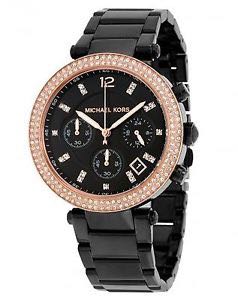 michael kors women's black watch