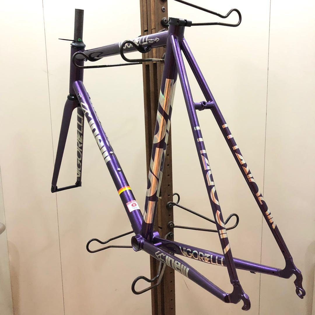 New Cinelli Vigorelli Steel Road frameset Purple
