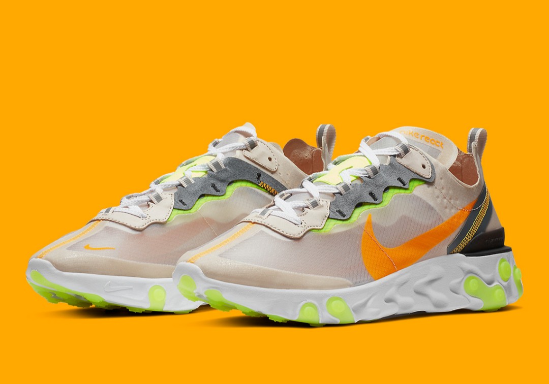 nike react element 87 laser orange