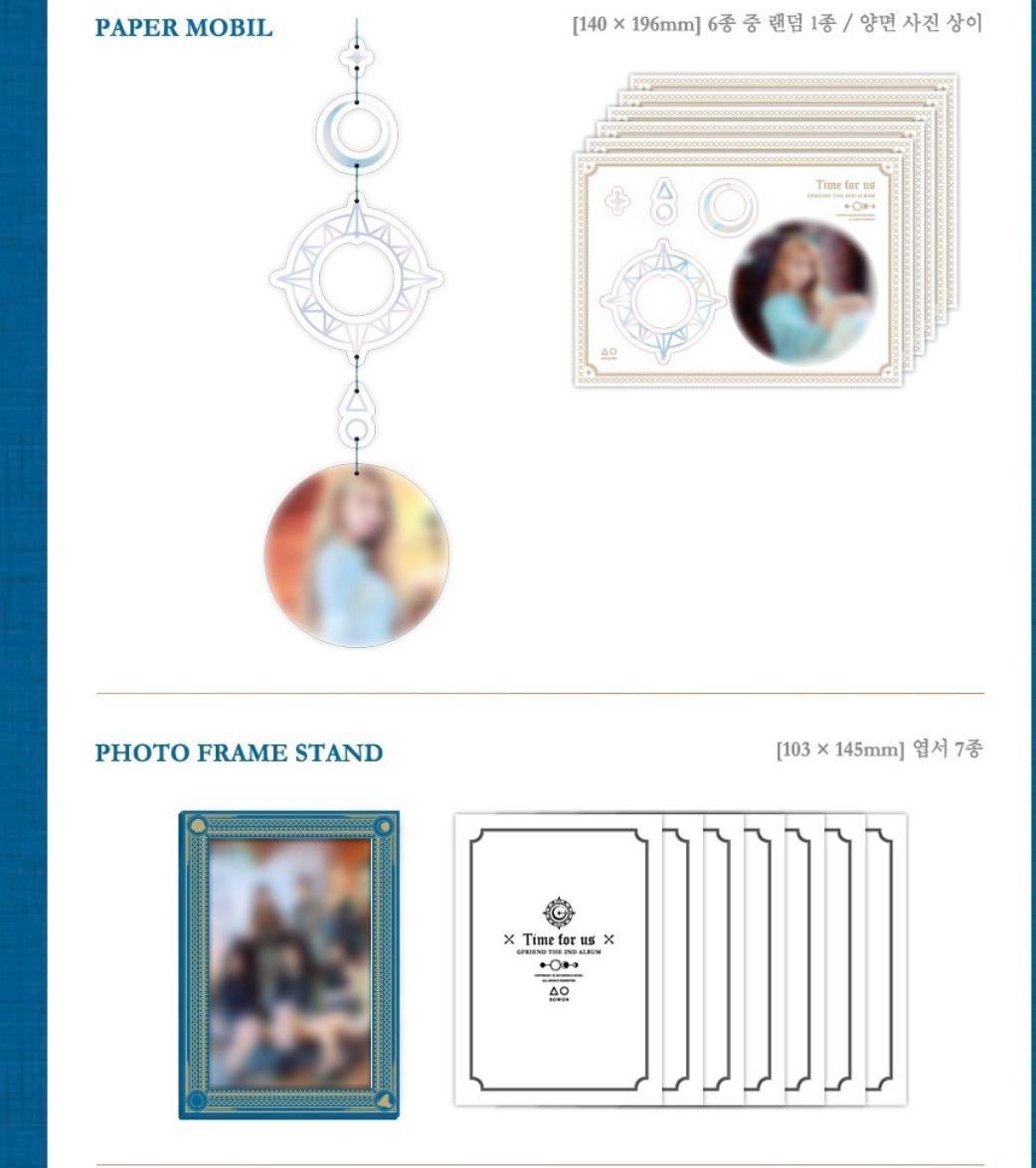 PO] Gfriend 'Time for us' 2nd album Limited edition, Hobbies