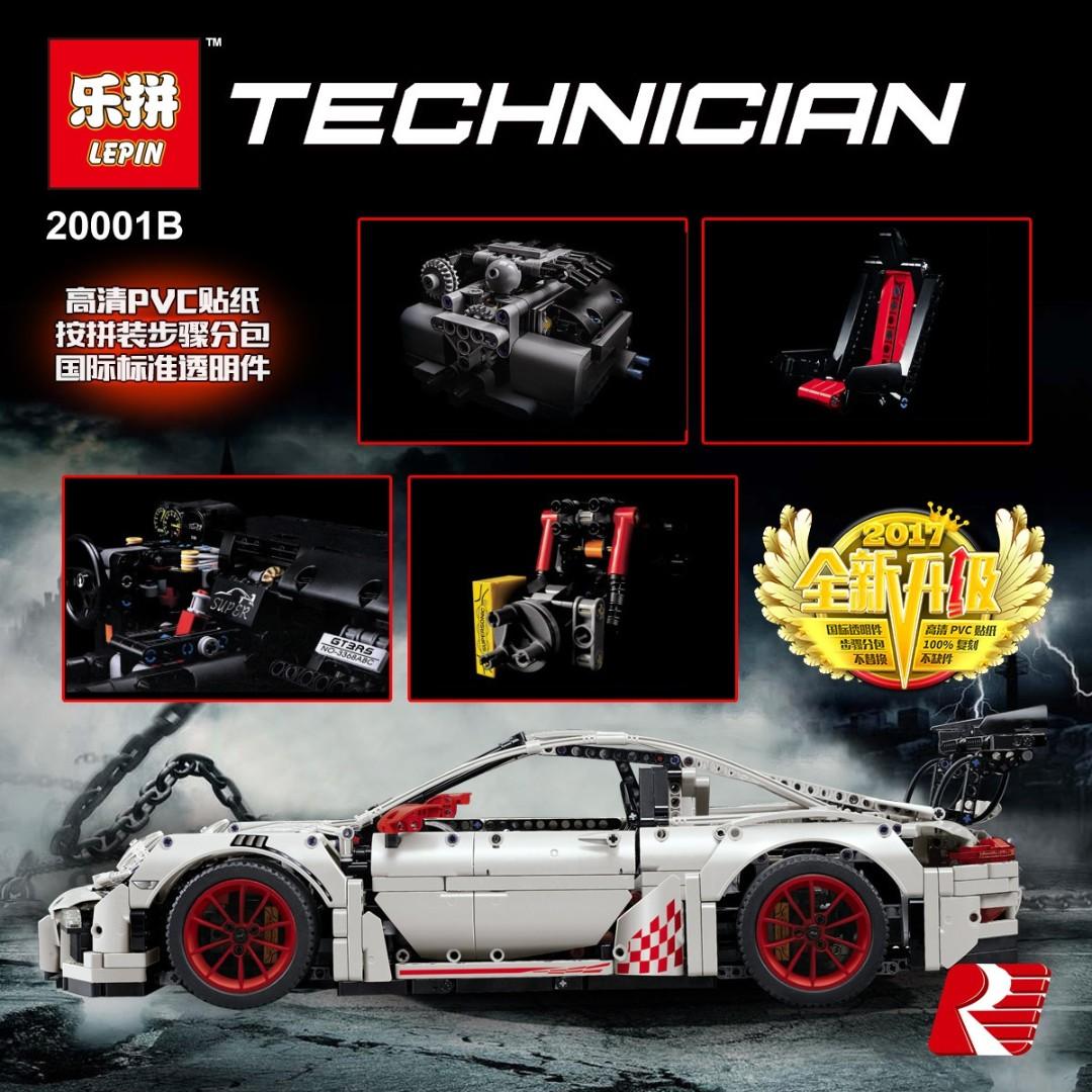 PO Lepin Porsche 911 GT3 RS Technician Series 2 758pcs Hobbies
