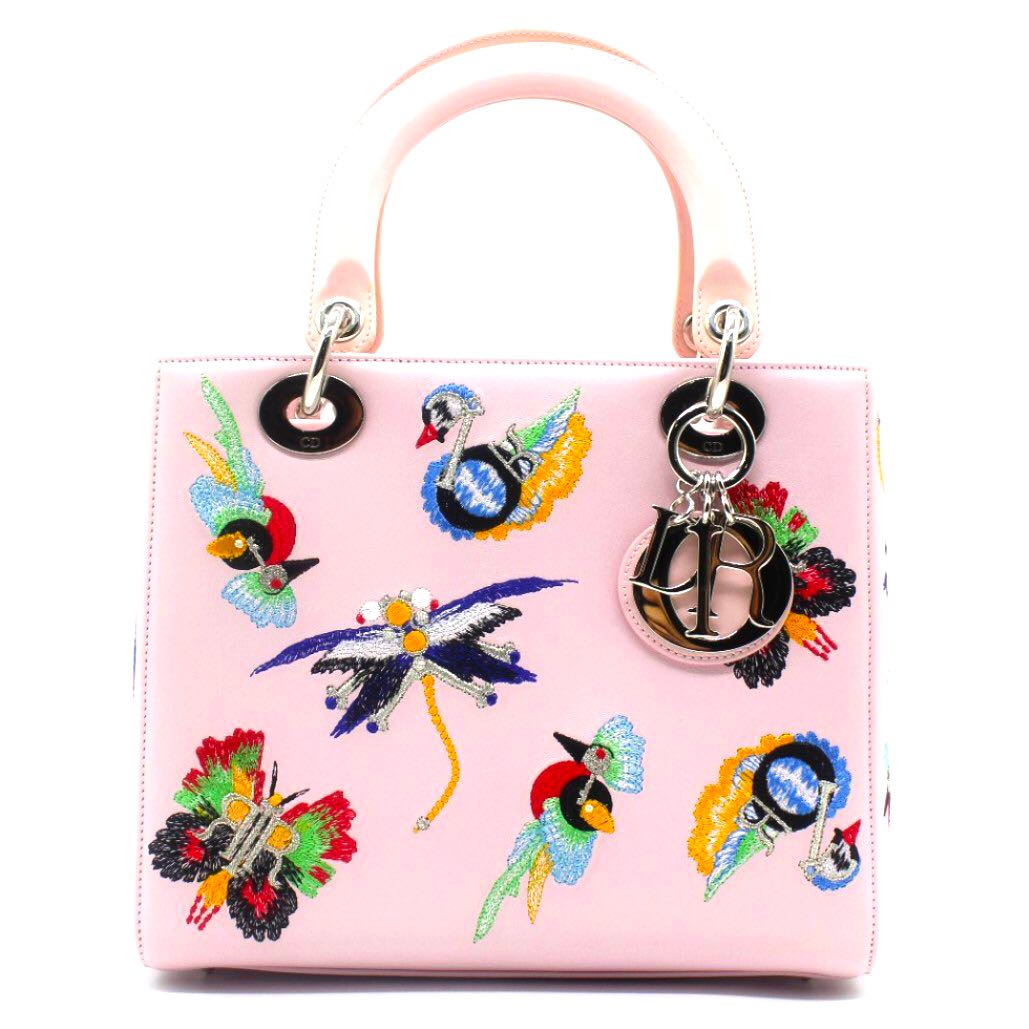 embroidered handbag