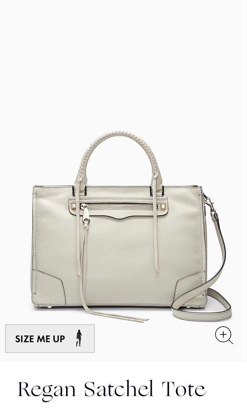 Rebecca minkoff regan satchel almond hot sale