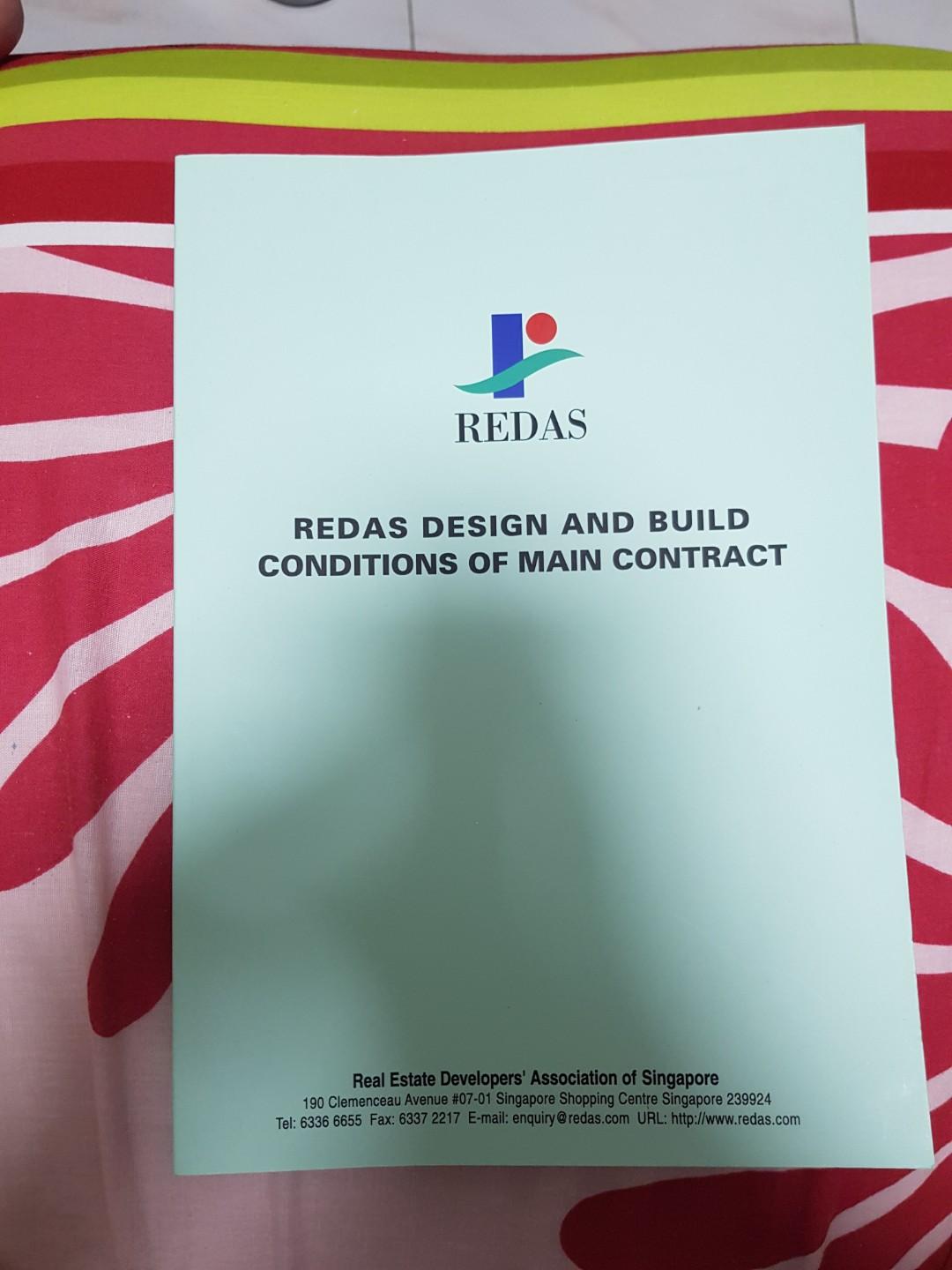 Redas Design And Build Conditions Of Main Contract 3rd Edition Books Stationery Textbooks Tertiary On Carousell