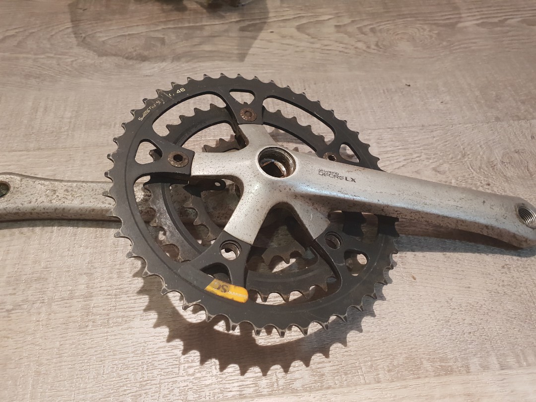 Retro Shimano Deore LX crank, Sports 