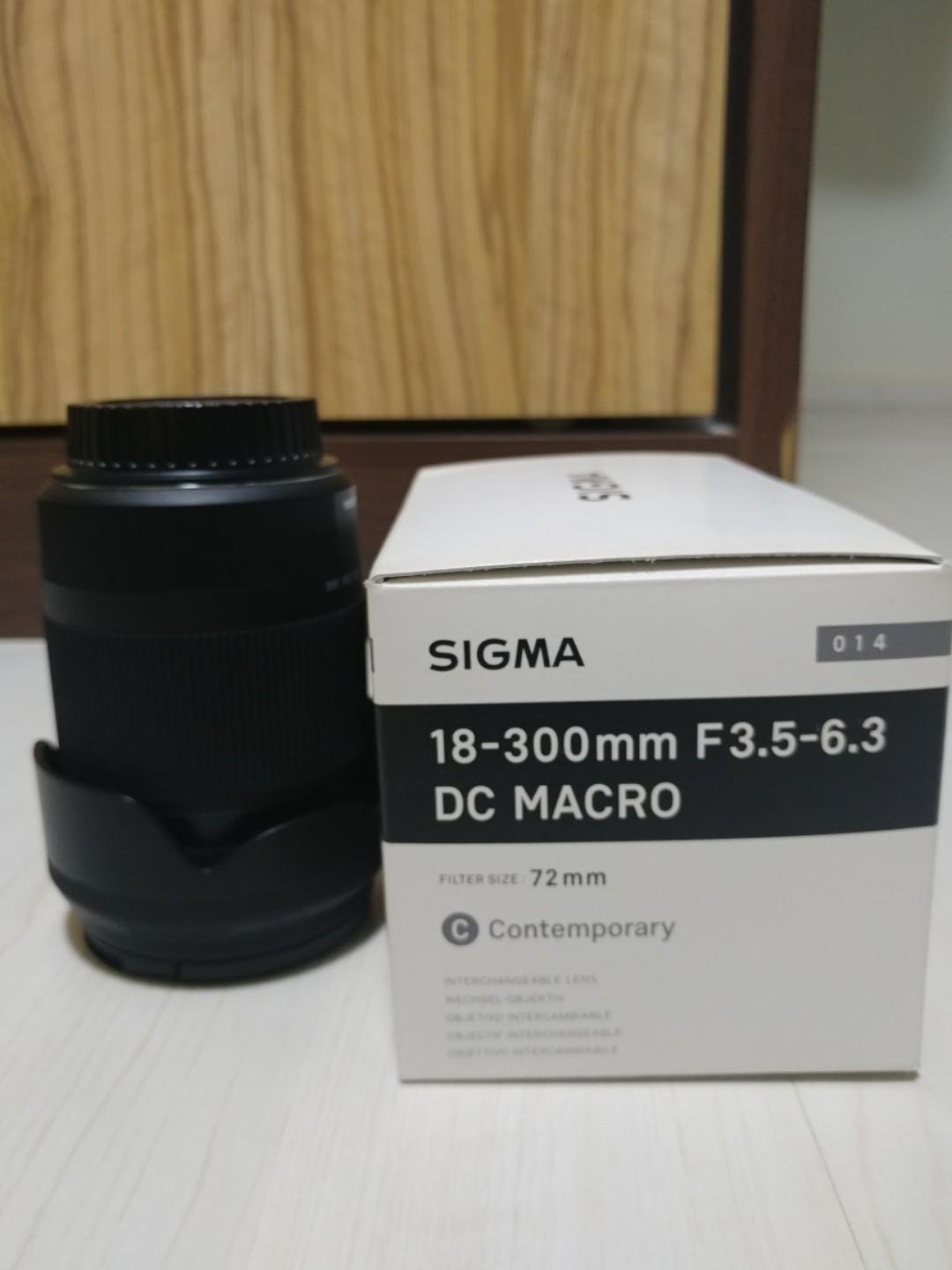 Sigma 18 300mm F3 5 6 3 For Canon Photography Lenses On Carousell