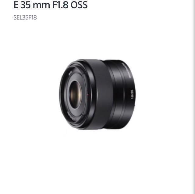 Sony Lens 35mm 1.8 OSS (Category: Lens & Kits) located in Manila. Submitted by aigprelove (Listing ID 209800959, Image 1). Description: Condition: 10/10 Bought Feb 2018 but just recently used for a trip last Dec 2018 so this can be considered good as brand new. Bought from Sony Glorietta. Comes with a lens cap, hood and the box is still with me. PRICE NON NEGOTIABLE. DM for more pictures. #sony #sonyph #sonylens #sonyforsale #sonyphforsale #sony3