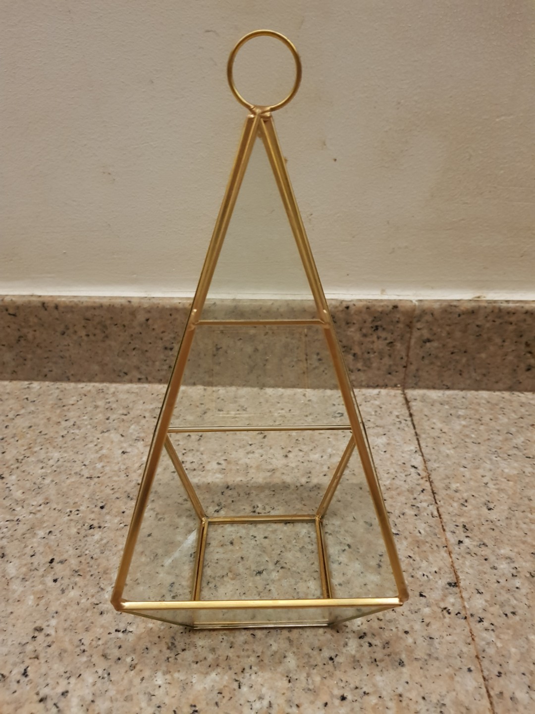 Terrarium Glass Prism Wedding, Furniture & Home Living, Home Decor