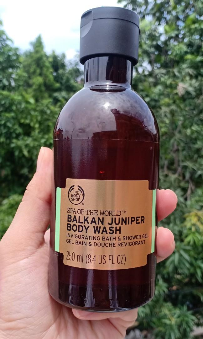 The Body Shop Balkan Juniper Body Wash Health Beauty Skin