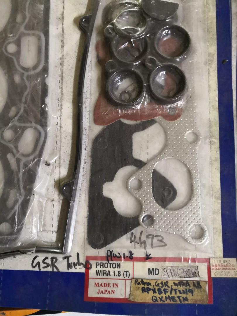 TOP SET GASKET WIRA 1.8 DOSH & MMC GSR TURBO 4G93(MADE IN JAPAN), Auto