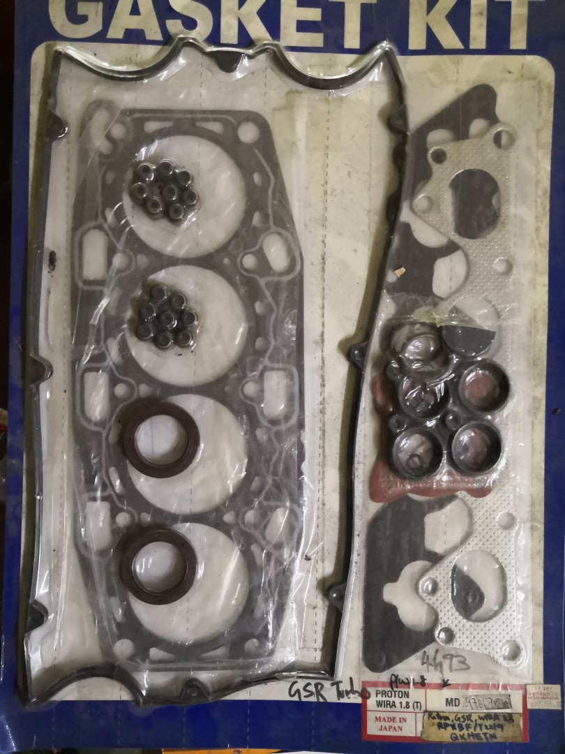 TOP SET GASKET WIRA 1.8 DOSH & MMC GSR TURBO 4G93(MADE IN JAPAN), Auto