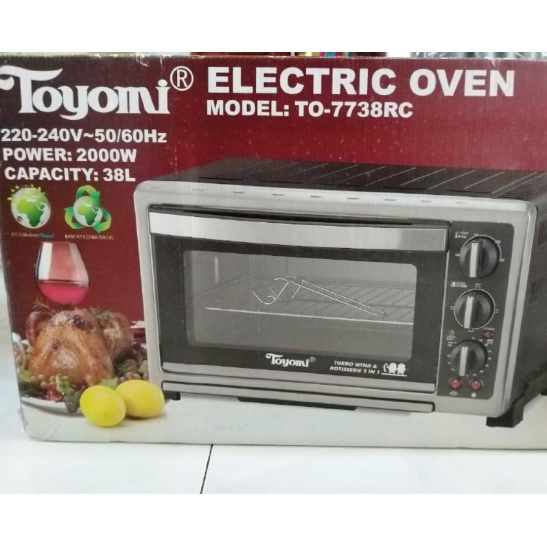Toyomi Convection Oven 38 0l Model To 7738rc Used Home Appliances Kitchenware On Carousell