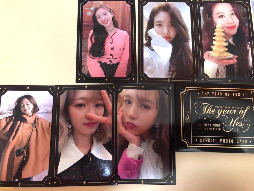 Twice The Year Of Yes 3rd Special Album Photocards Entertainment K Wave On Carousell