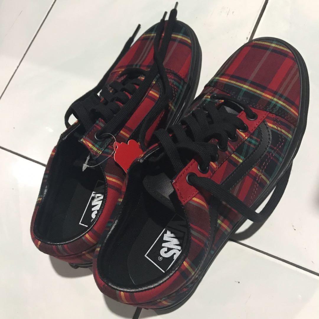 vans plaid mix old skool
