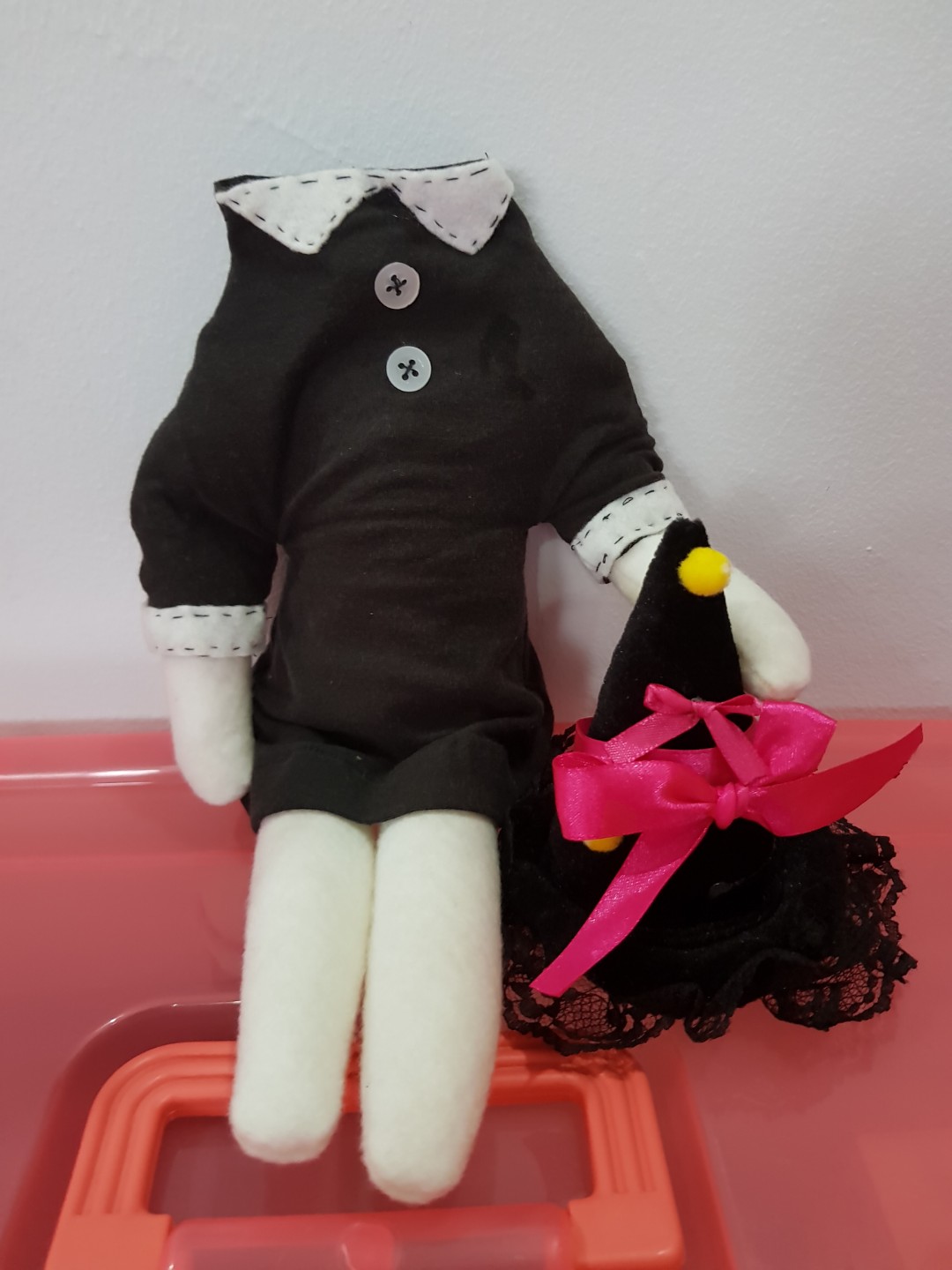 Wednesday addams headless doll on sale
