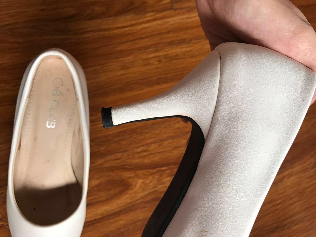 asos white pumps