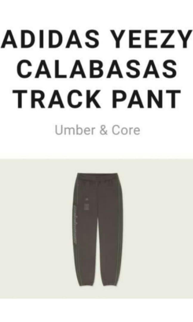 Yeezy calabasas track pants size guide store