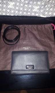 Kate Spade black clutch bag